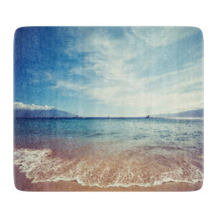 Beach Glass Cutting Board