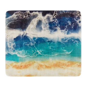 Beach Glass Cutting Board