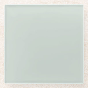 Beach Glass Pastel Green Pairs Breezeway MQ3-21 Coaster