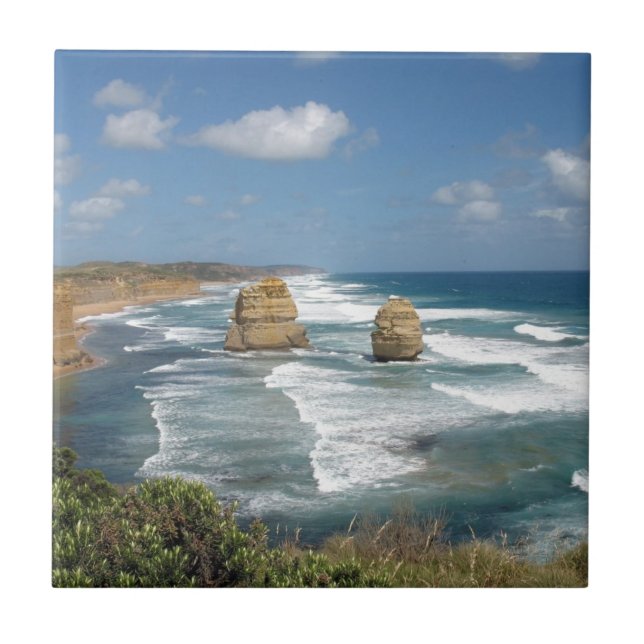 Beach Glow Ceramic Tile (Front)