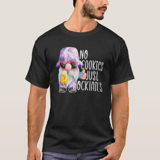 Beach Gnome No Cookies Tropical Christmas Summer T-Shirt