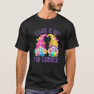 Beach Gnomes In Flip Flops School Is Out For Summe T-Shirt