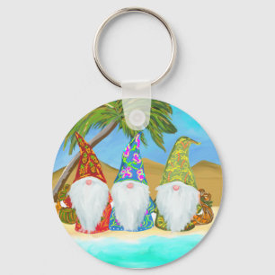 BEACH GNOMES KEY RING
