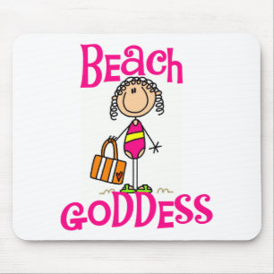 Beach Goddess Tshirts and Gifts Mouse Pad