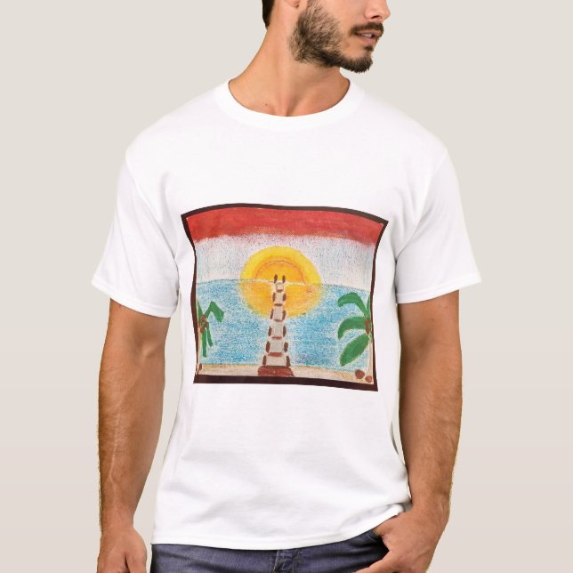 Beach Goer artwork T-Shirt (Front)