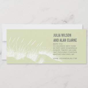 Beach Grass Wedding Invitations Martha's Vineyard