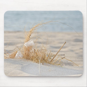 Beach Grass with feather Mouse Pad