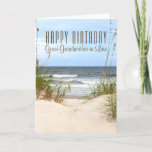 Beach Great-Grandmother-in-Law Birthday Card<br><div class="desc">Great-Grandmother-in-Law Beach</div>