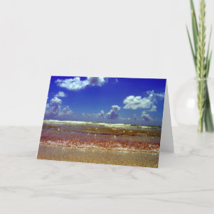 ~Beach~ GREETING CARD, CUSTOMIZE IT! Card
