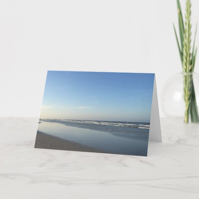 Beach Greeting Cards (Front)