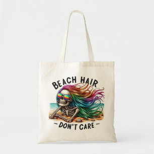 Beach Hair Don't Care - Skeleton (2) Tote Bag