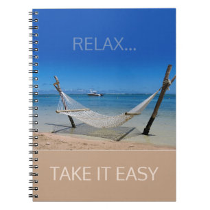Beach Hammock (customisable) Notebook