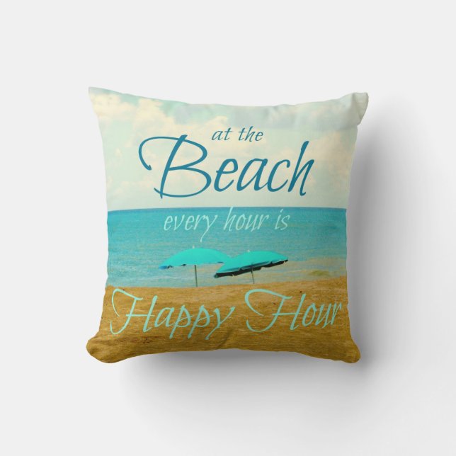 BEACH HAPPY HOUR PILLOW (Front)