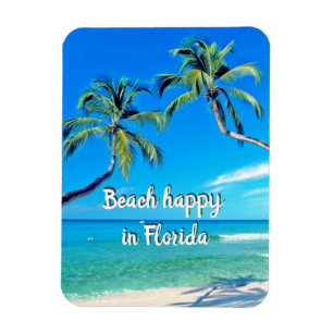 Beach happy in Florida magnet