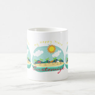 Beach Happy Place Thunder_Cove Coffee Mug