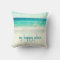 Beach Happy Place Word Pillow