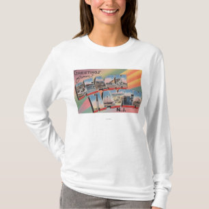 Beach Haven, New Jersey - Large Letter Scenes T-Shirt