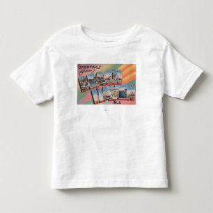 Beach Haven, New Jersey - Large Letter Scenes Toddler T-Shirt