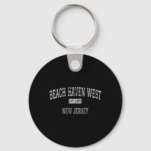 Beach Haven West New Jersey Nj Vintage Key Ring