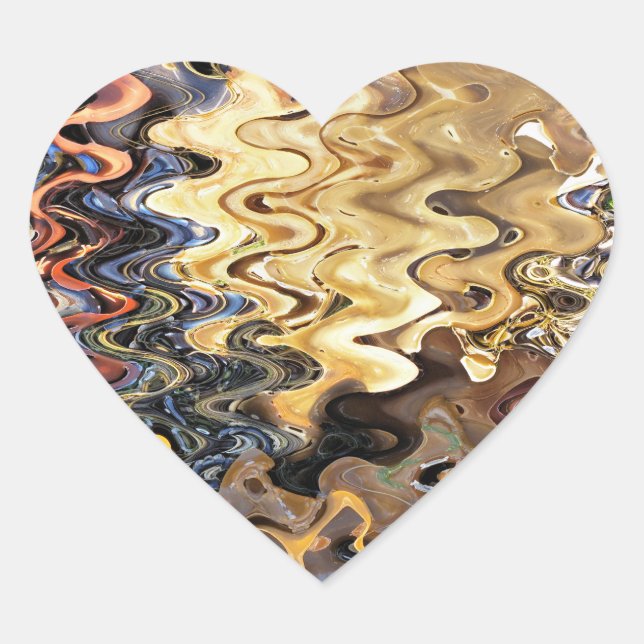 BEACH HEART STICKER (Front)