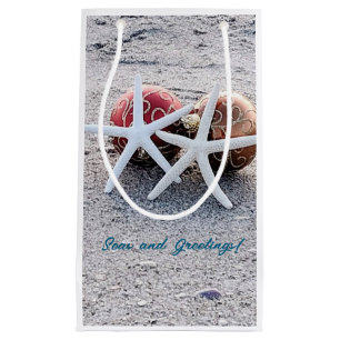 Beach Holiday Custom Gift Bag - Small, Glossy