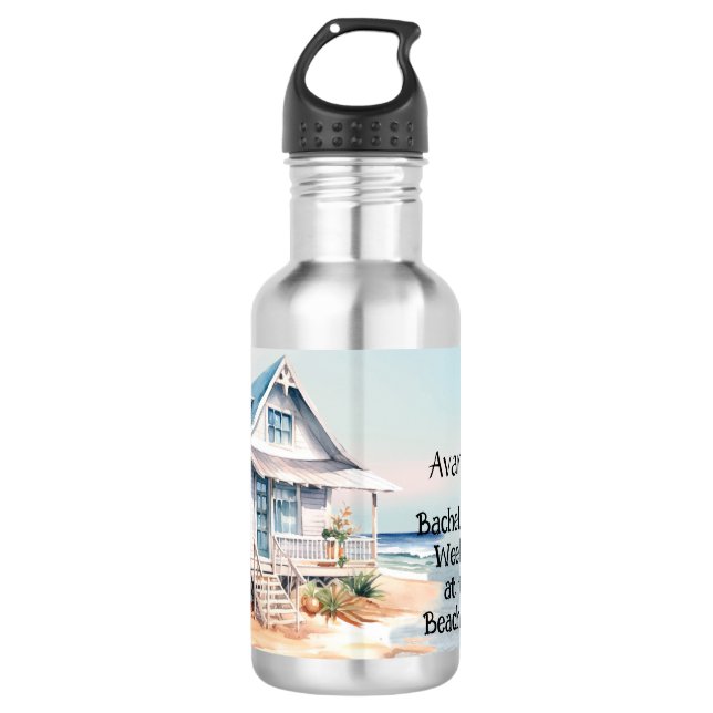 Beach House Bachelorette Party  710 Ml Water Bottle (Front)