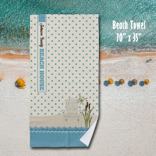 Beach House Beach Scene Lake House Towel