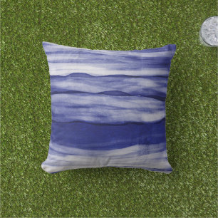 Beach House Blue Stripes Cushion