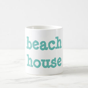 beach house coffee mug