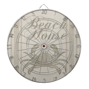 Beach House Crab Seashore Dartboard