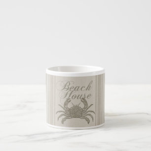 Beach House Crab Seashore Espresso Cup