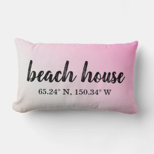 Beach House Custom Coordinates Lumbar Cushion