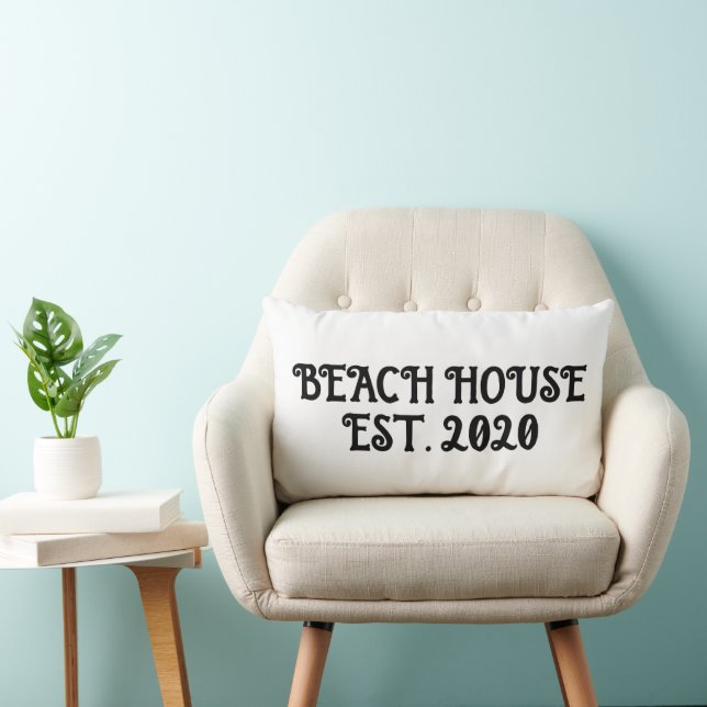 BEACH HOUSE CUSTOM LUMBAR PILLOW PILLOWS (Chair)