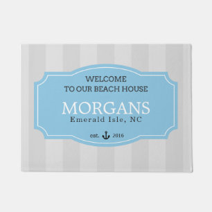 Beach house doormat