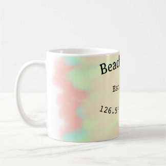 Beach house ets. Date year custom coordinates add Coffee Mug