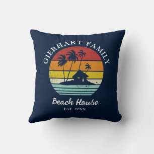 Beach House Family Reunion Seaside Matching Decor Cushion