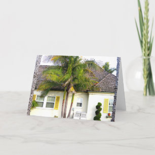 beach house greeting card