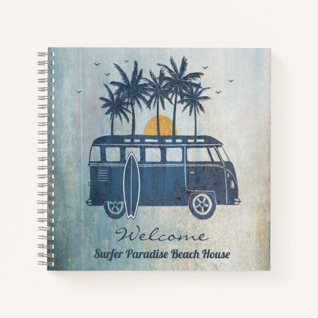 Beach House Guest Comments Vacation Rental Notebook (Front)