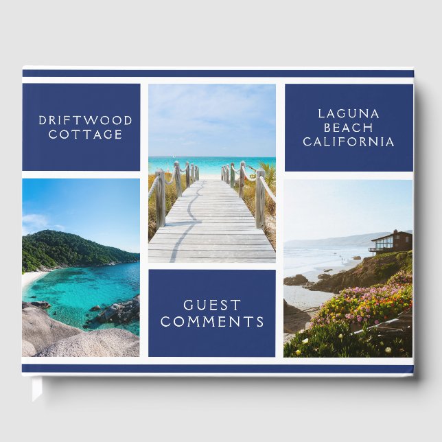 Beach House Guest House Vacation Comments Book (Front)