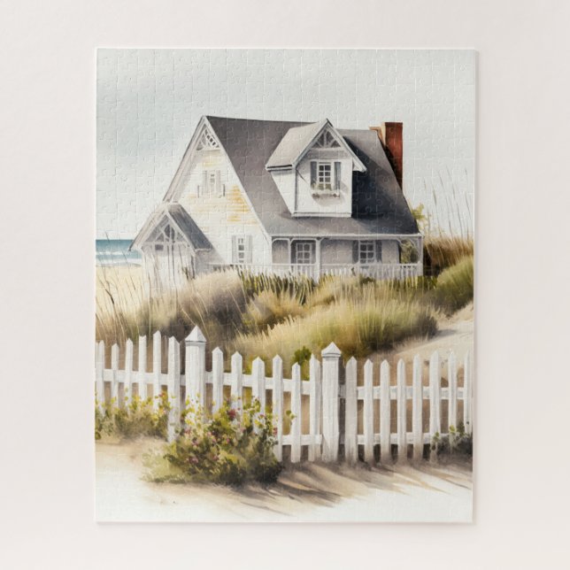 Beach House Jigsaw Puzzle (Vertical)