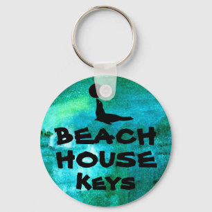 Beach House Key Key Ring