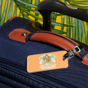Beach House Luggage Tag