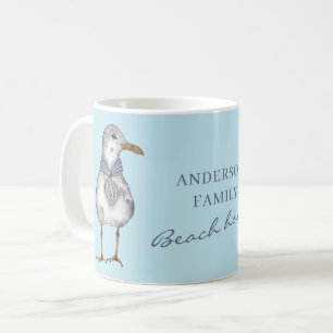 Beach House Personalised Coffee Mug