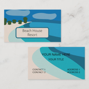 Beach House Resort Business Card