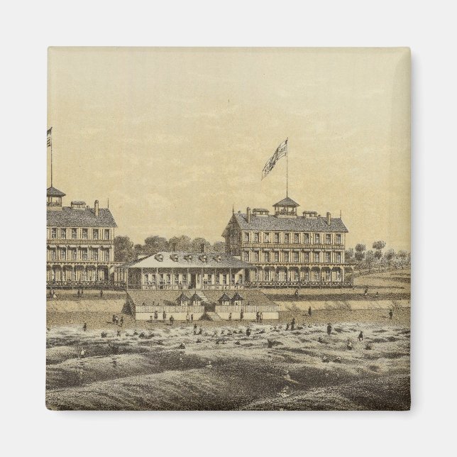 Beach House, Sea Girt, Monmouth Co, NJ Magnet (Front)