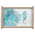 Beach House Seashorse Serving Tray