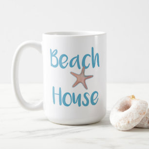 Beach House Starfish Coffee Mug