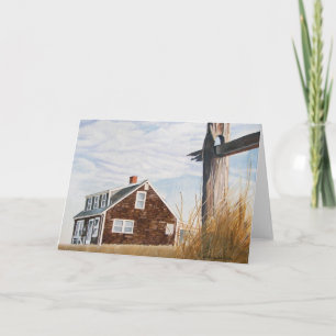 Beach House Sunrise Card