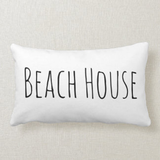 Beach House Throw Pillow - Rae Dunn Inspired