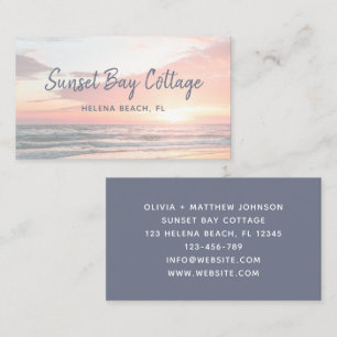 Beach House Vacation Rental Business Card